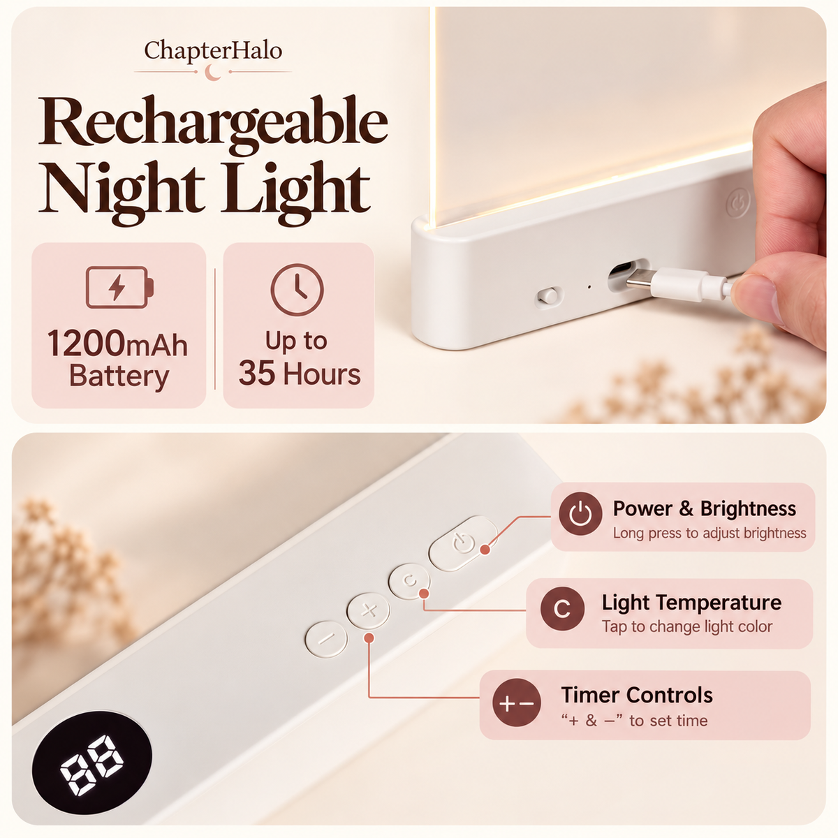 ChapterHalo Reading Light